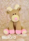 KBP-398 - Blizzard Sitting Reindeer knitting by post