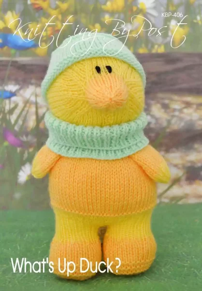 KBP-406 - Whats up duck soft toy knitting pattern