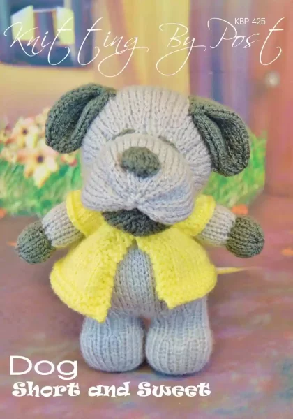 KBP-425 - Short and Sweet Dog beginner knitting patterns