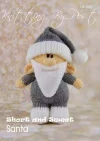 KBP-433 - Short and Sweet Santa in Grey toy knitting pattern