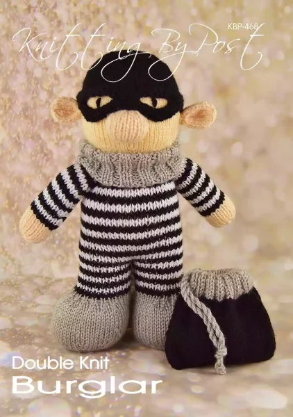 KBP-468 - Burglar toy knitting pattern