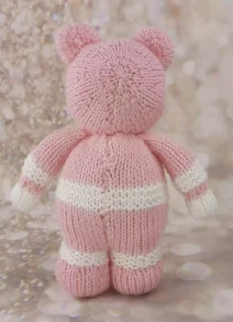 back teddy bear knitting pattern