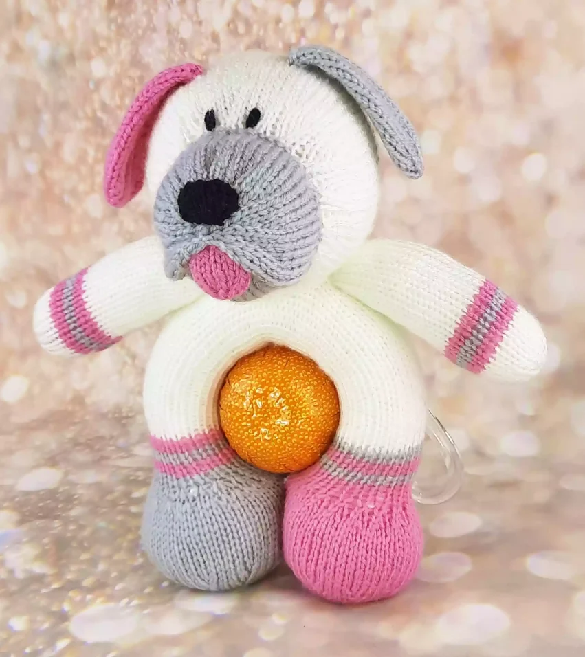 doggy orange knitting pattern