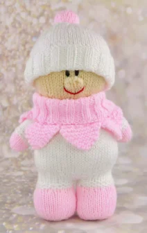 Girl doll knitting pattern