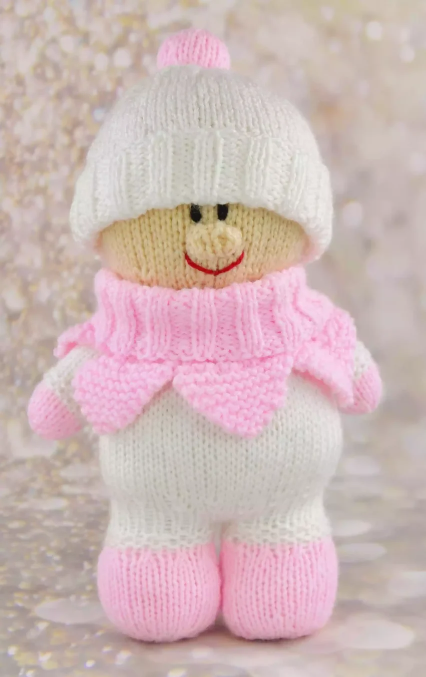 Girl doll knitting pattern