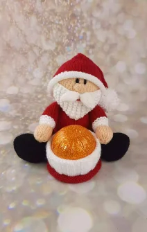 chocolate orange santa knitting pattern