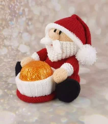 santa chocolate orange knitting pattern