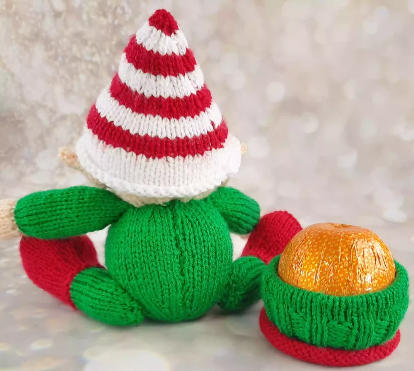 Elf knitting pattern chocolate orange