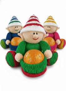 KBP-581 Elf Chocolate Hugs Group White Background