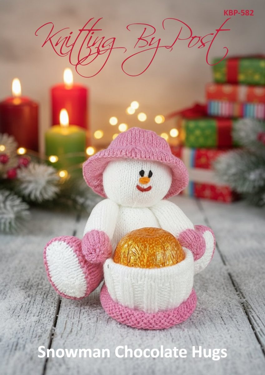 Snowman Chocolate Hugs Knitting Pattern (UK & US Terms) – Knitting by Post