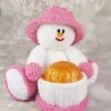 KBP-582 - Snowman Chocolate Hugs Knitting by Post