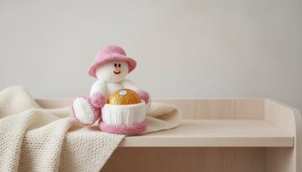 KBP-582 Snowman Chocolate Hugs Lifestyle