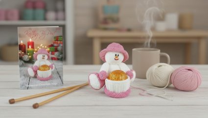 KBP-582 Snowman Chocolate Hugs Scene