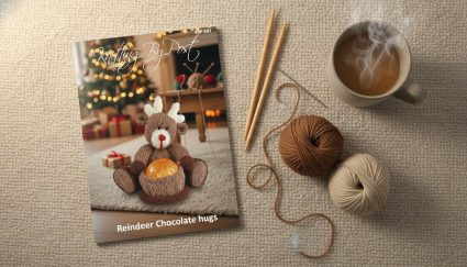 KBP-583 Reindeer Chocolate hugs Flat Lay