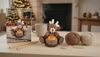 KBP-583 Reindeer Chocolate hugs Scene