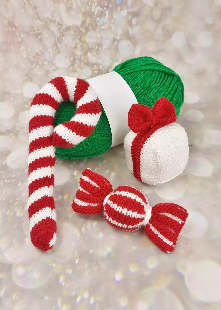 christmas candy knitting patterns