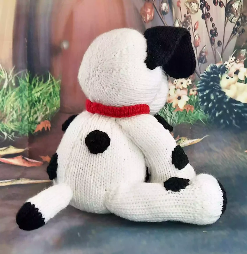 knitted dalmatian