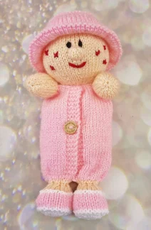 Easter doll knitting pattern for sweeties