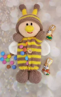 bee easter knitting pattern soft toy