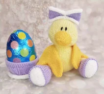 Cute Duck Easter knitting pattern