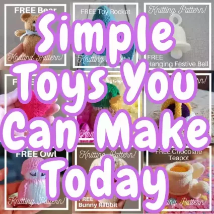 Simple toys you can knit today