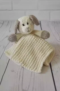 Dog comforter blanket knitting pattern