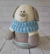 Dog toilet Roll cover knitting pattern