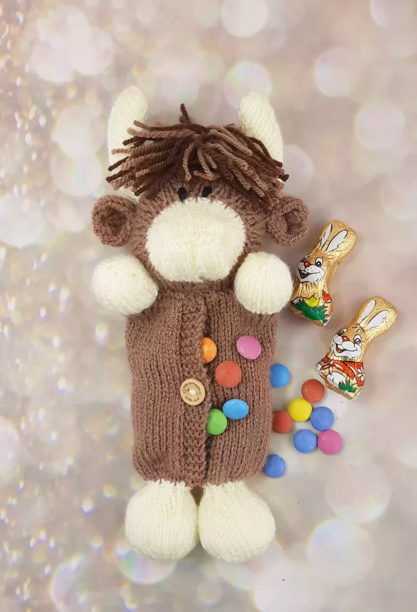 highland cow toy knitting pattern