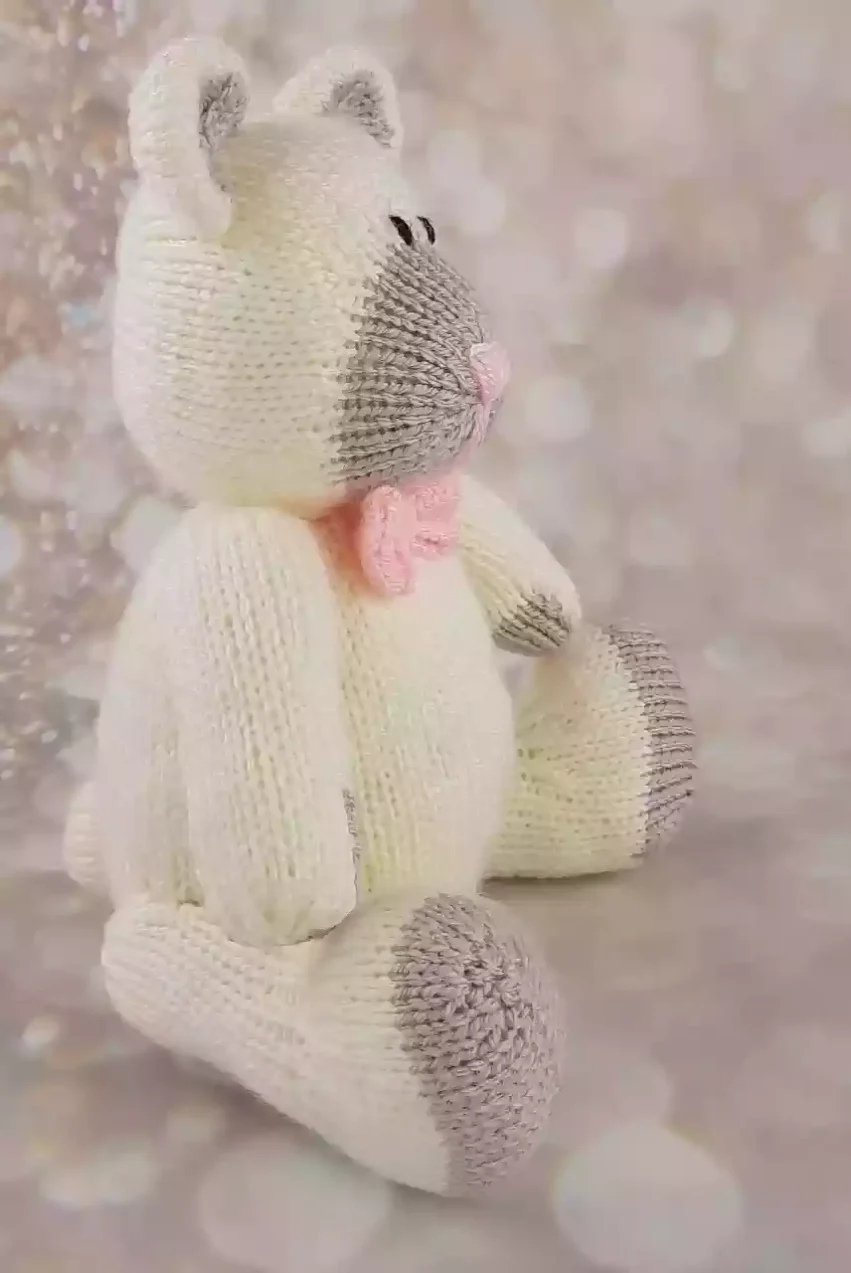 knitted bear pattern