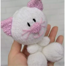 small cat knitting pattern