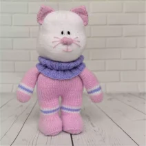 standing cat knitting pattern
