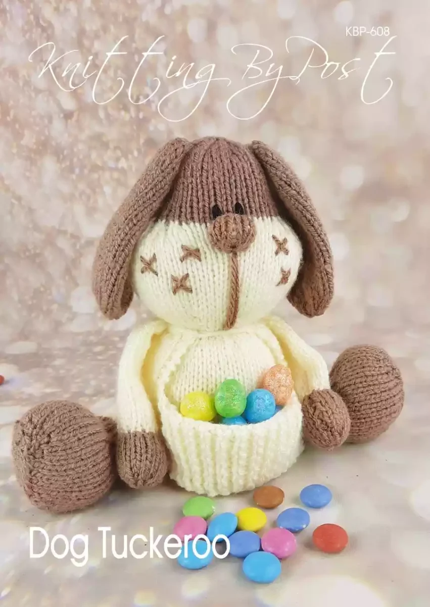 KBP-608 - Dog tuckeroo pocket knitting pattern