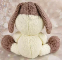 back of dog tuckeroo knitting pattern