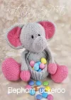 knitted elephant with a pocket for candy