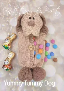 KBP-600 Yummy Tummy Dog knitted for sweeties