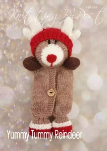 Yummy Tummy Reindeer Knitting Pattern