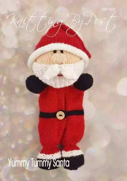 Yummy Tummy Santa Knitting Pattern