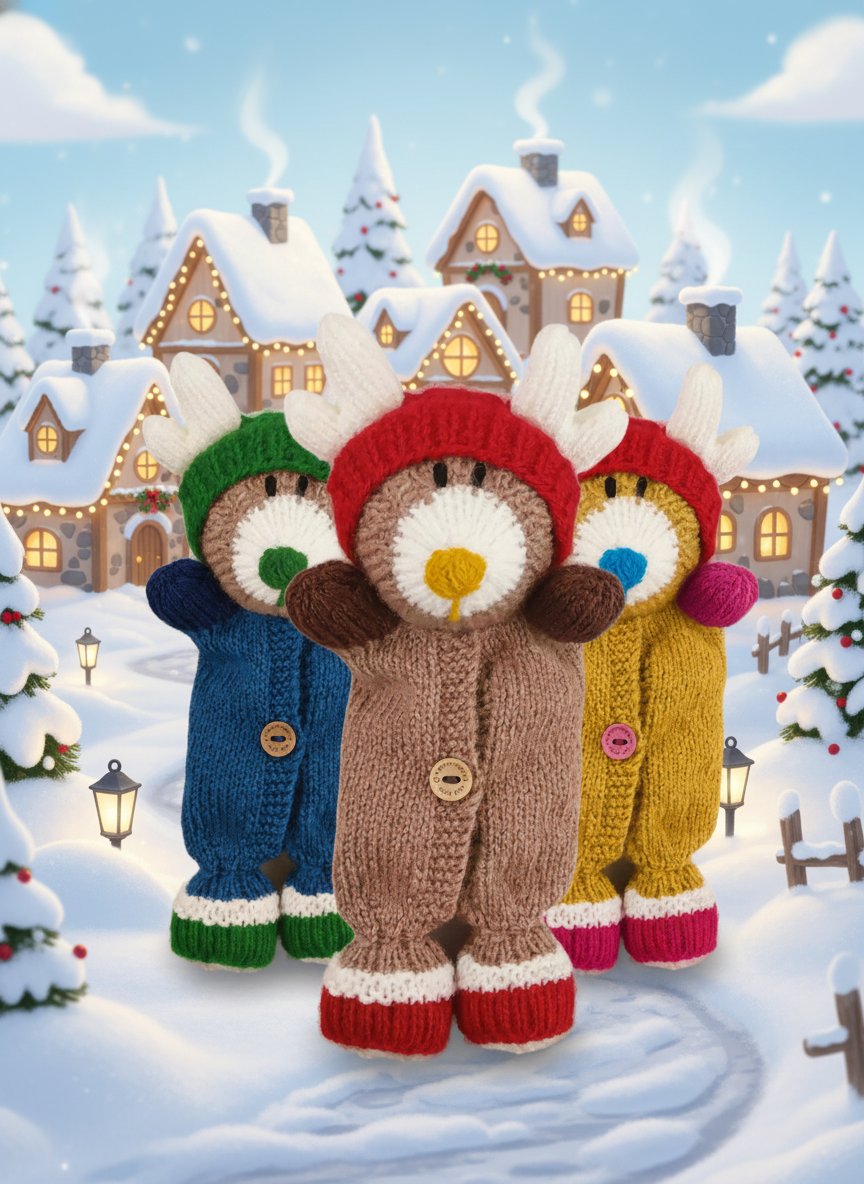 KBP-614 Yummy Tummy Reindeer Group Alternative Scene