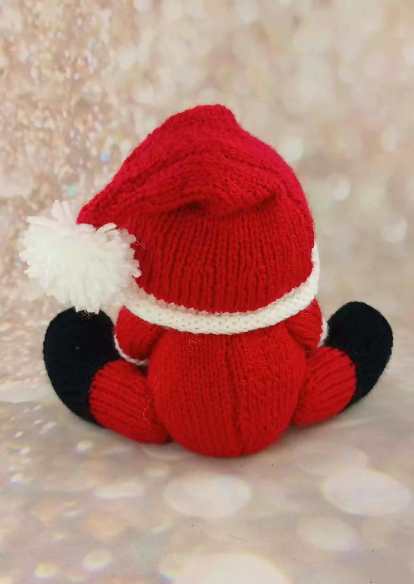 back of santa knitting pattern