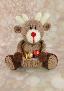 knitted reindeer pattern