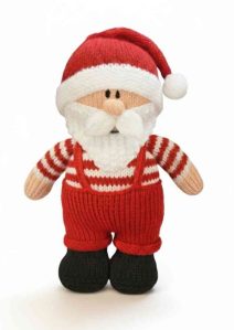 Santa with braces knitting pattern