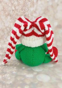 back of knitted elf tuckeroo
