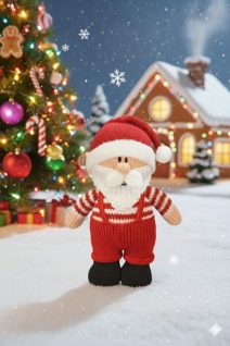 knitted santa pattern