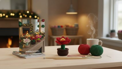 KBP-623 Knibbles Poinsettia Scene