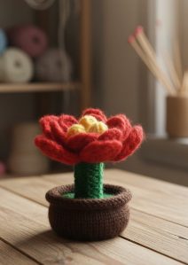 KBP-623 Knibbles Poinsettia Single Scene