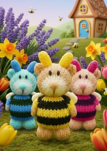 KBP-657 Knibbles Bee Bear Group Alternative Scene