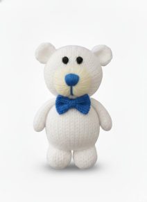 KBP-666 Knibbles Polar Bear White Background