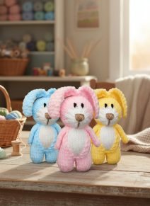 KBP-662 Knibbles Bunny Rabbit Group Scene