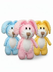 KBP-662 Knibbles Bunny Rabbit Group White Background