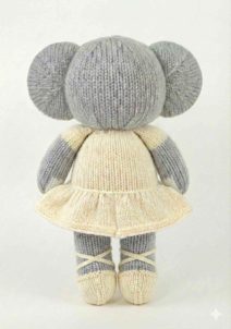 KBP-627 - Koala Ballerina Back Knitting by Post
